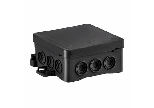 Anschlussdose 35346107 85×85×40mm Schwarz