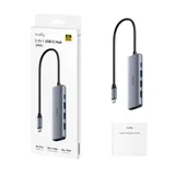 Adapter UH405 1.0 5-In-1 HDMI 4K USB-C Hub silver-grey (2/2)