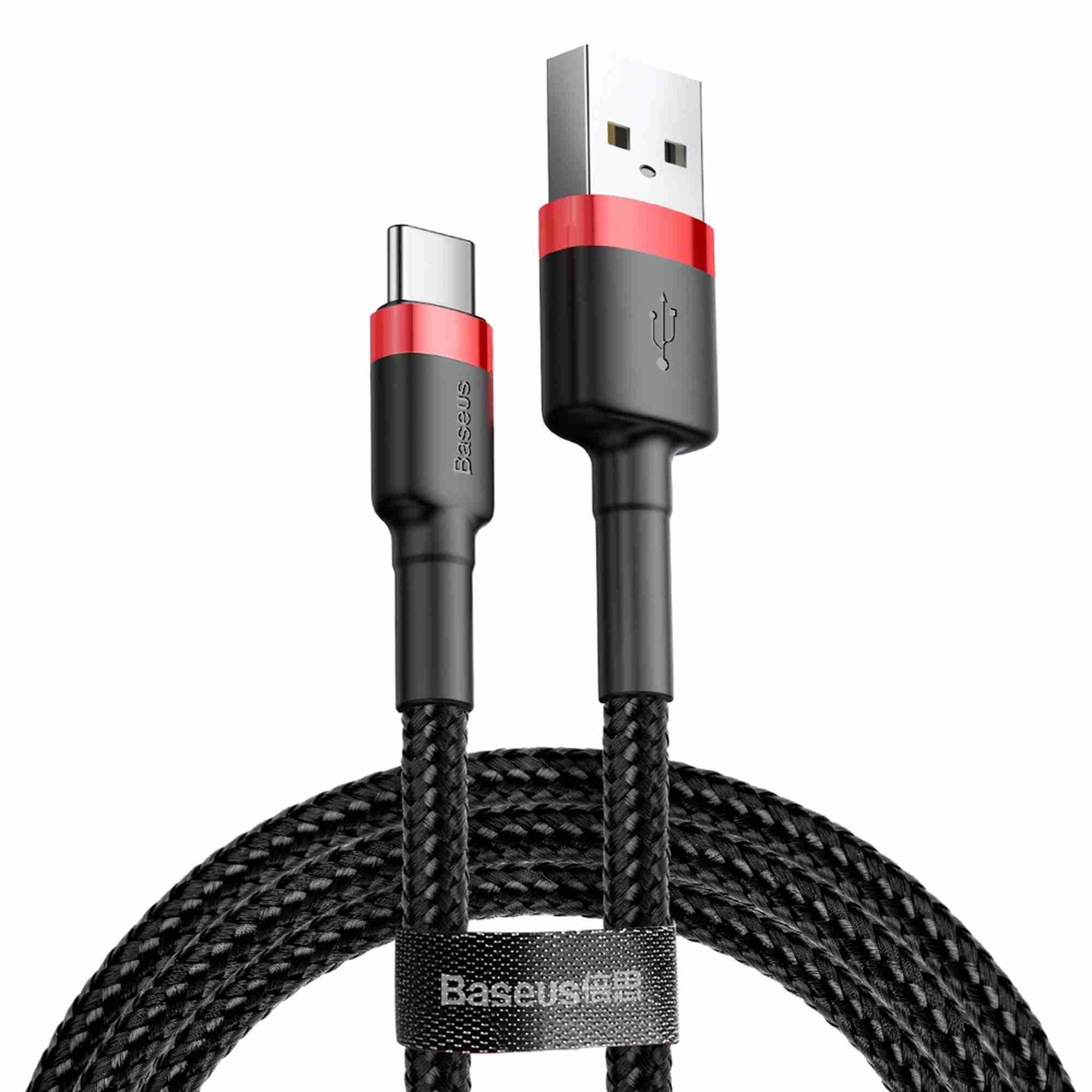 Baseus CATKLF-B91 Fast Charging Cable USB A-C 1.0m Red/Black