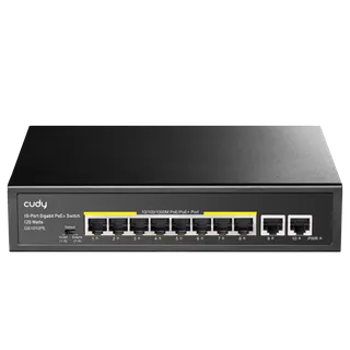 GS1010PE Switch 10-Port PoE+ 120W Black