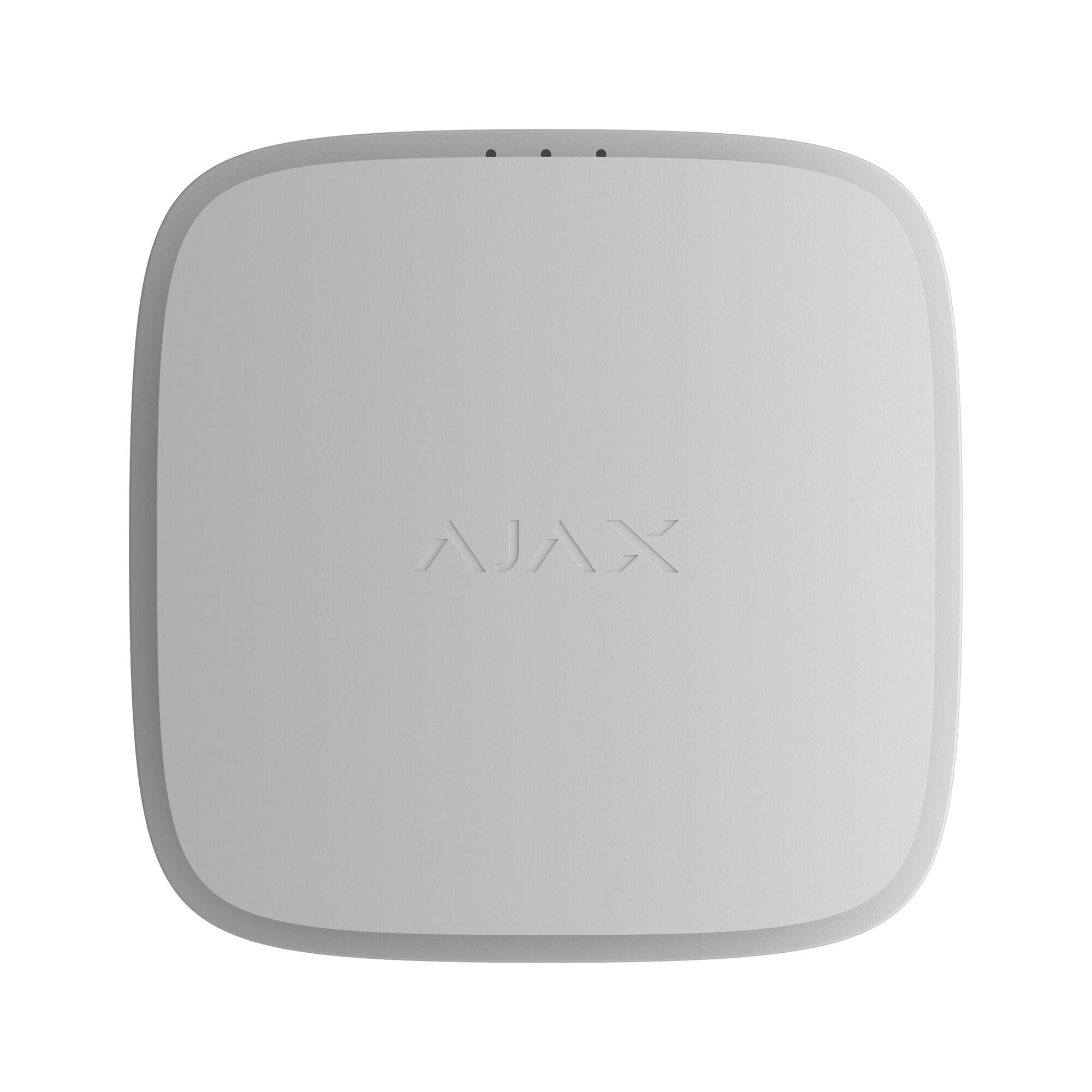 Smoke detector EN54 FireProtect with siren wireless white