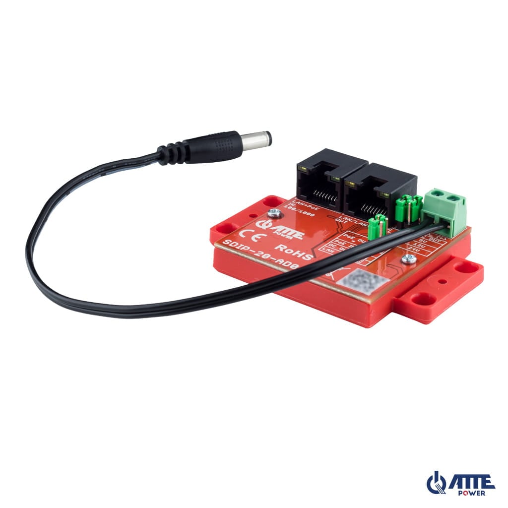 SDIP-20-AD0 PoE 802.3af Input 5V /12V /24V LAN 20W