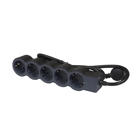 Extension cord 694564 5-socket 16A 3m 1.5mm² black