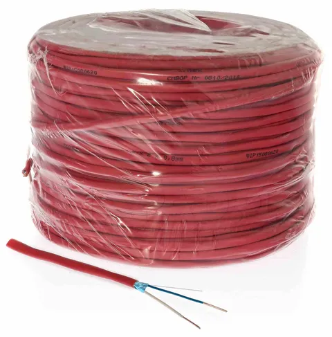 Chain cable YnTKSYekw 2x1mm PVC Eca red 100m