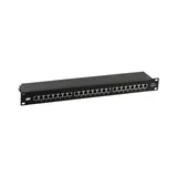 Patch Panel 37666SW.1M CAT6A STP Black (1/2)