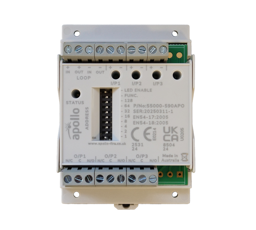 I/O Module 55000-590APO X95 3-Channel with Isolator White