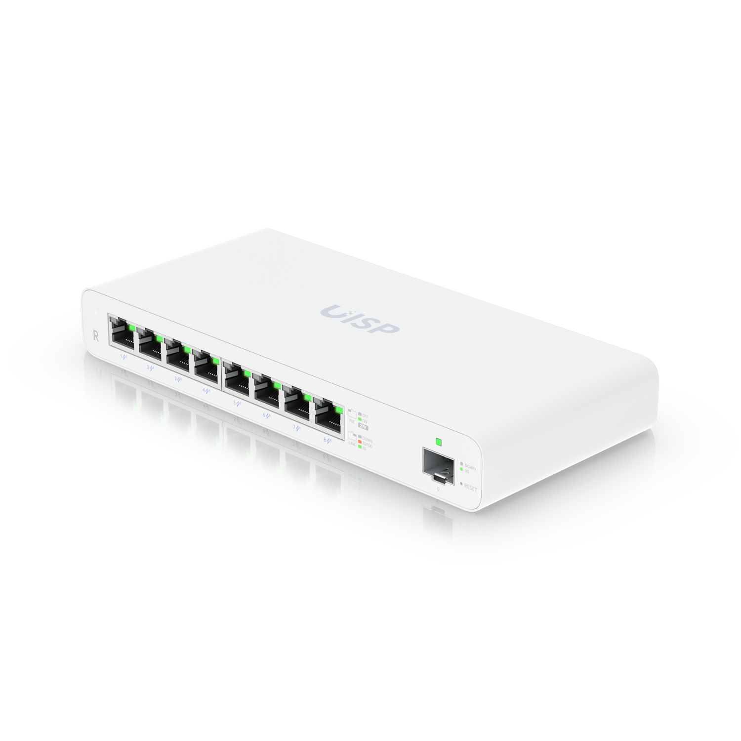 UISP Router UISP-R 8GbE ports 8 27V passive PoE ports