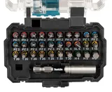 Screwdriver tips kit E-13552 Impact Premier 30 tip +magnetic holder (1/5)
