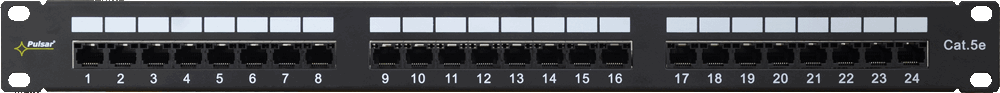 Patch panel RP-U24V5 UTP CAT5E 24 ports