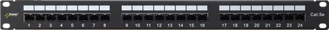 Patch panel RP-U24V5 UTP CAT5E 24 ports