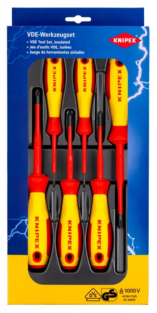 Screwdriver kit 00 20 12 V03 insulated 1000V 6 pcs