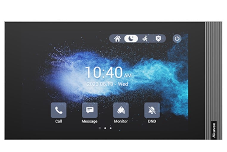 Intercom Indoor Monitor S562W-V2.0-Gray-On-Wall 1024×600 Grey