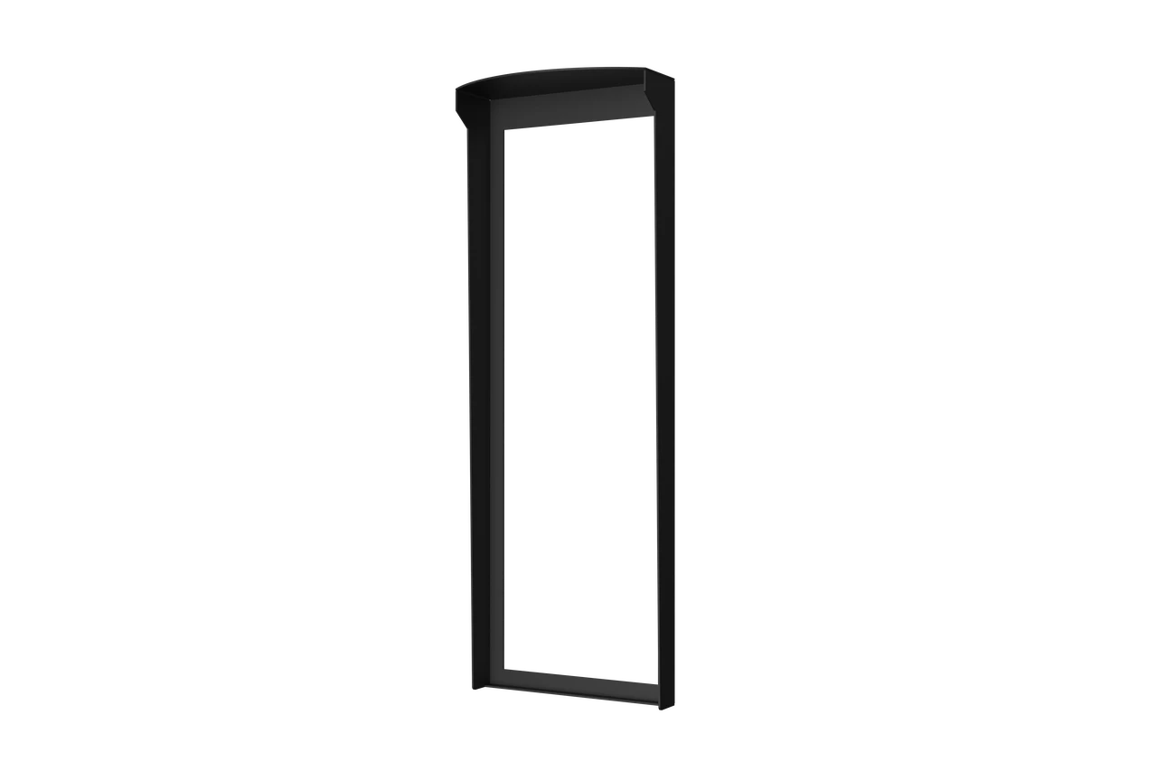 Surface-mounted rain cover S532-On-wall-Rain-Cover-Black S532 for intercom black