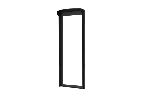 Surface-mounted rain cover S532-On-wall-Rain-Cover-Black S532 for intercom black