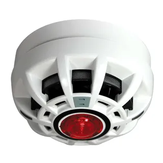 Temperature/CO Sensor CP411TVR with Sounder + Red VAD 28-40VDC White