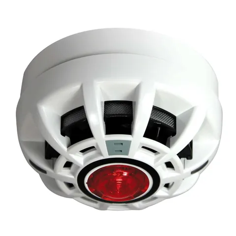 Temperature/CO Sensor CP411TVR with Sounder + Red VAD 28-40VDC White