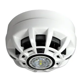 Temperature/CO detector CP411VV voice message + white VAD 28-40VDC white