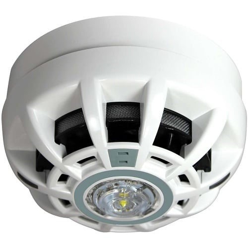 Smoke detector CP416TV audible signal + white VAD 28-40VDC white