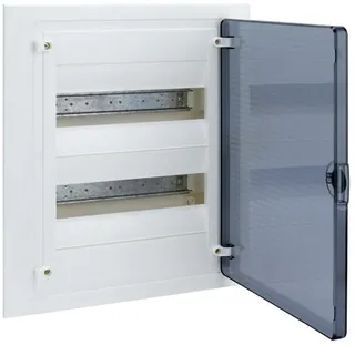 Electrical enclosure VF212TD Golf 24 module transparent door white