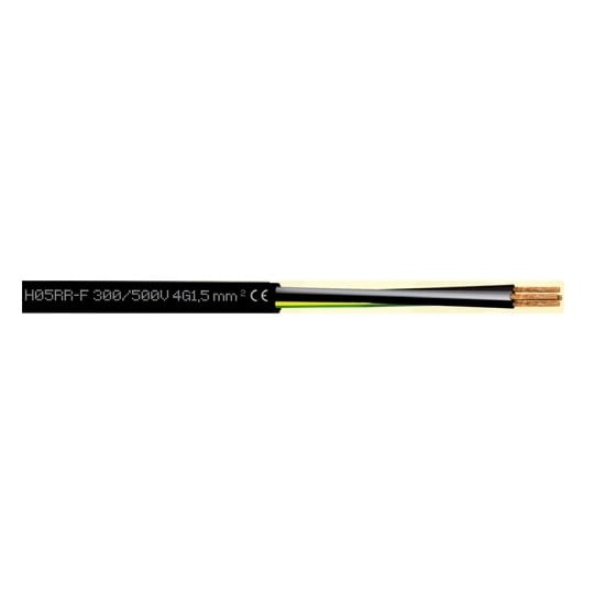 Electrical cable H05RR-F 5x2.5mm2 300/500V 5 core 500m