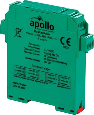 DIN-rail isolator 55000‑802APO XP95 2-channel