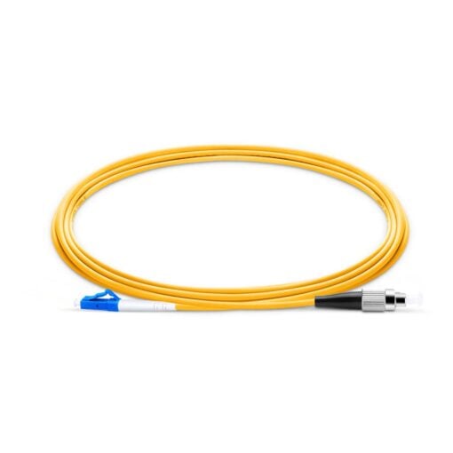 FO patch cable LC/UPC-LC/UPC simplex 3mm LSZH SM 3m yellow