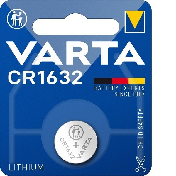 VARTA CR1632 Lithium Battery 3V 1pc
