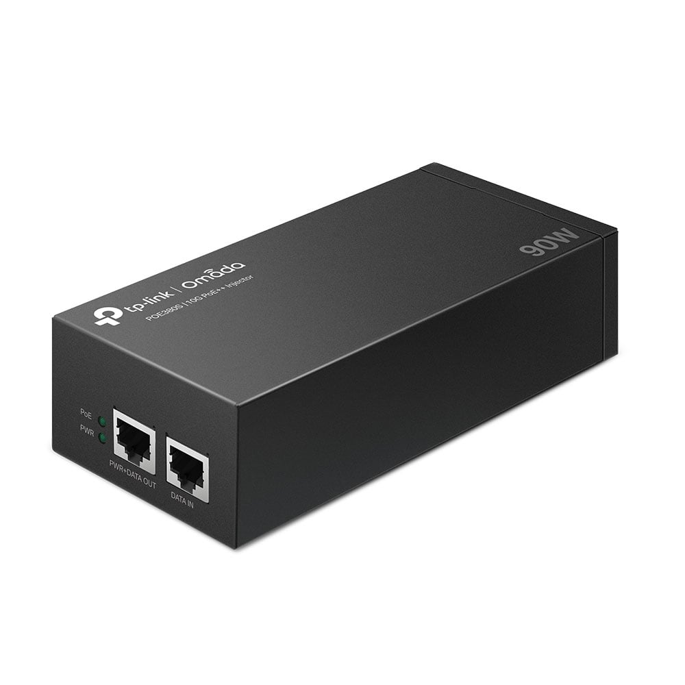 PoE+++ Adapter POE380S 90W 10Gbps RJ-4 metal housing black