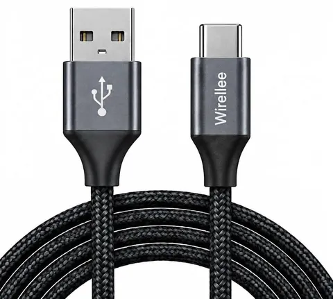 Fast charging cable USB-A–USB-C 15W 5V/3A 480Mbps USB 2.0 1m