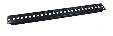 Fiber optic patch panel 19" 1U ODF 24xSC Duplex front panel white