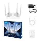 Router WR3000E 1.0 AX3000 WiFi 6 Gigabit Mesh white (3/3)