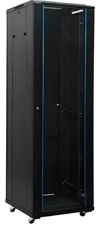 Network cabinet A2-6642B 19'' 42U 600x600x2055mm freestanding unassembled IP20 black