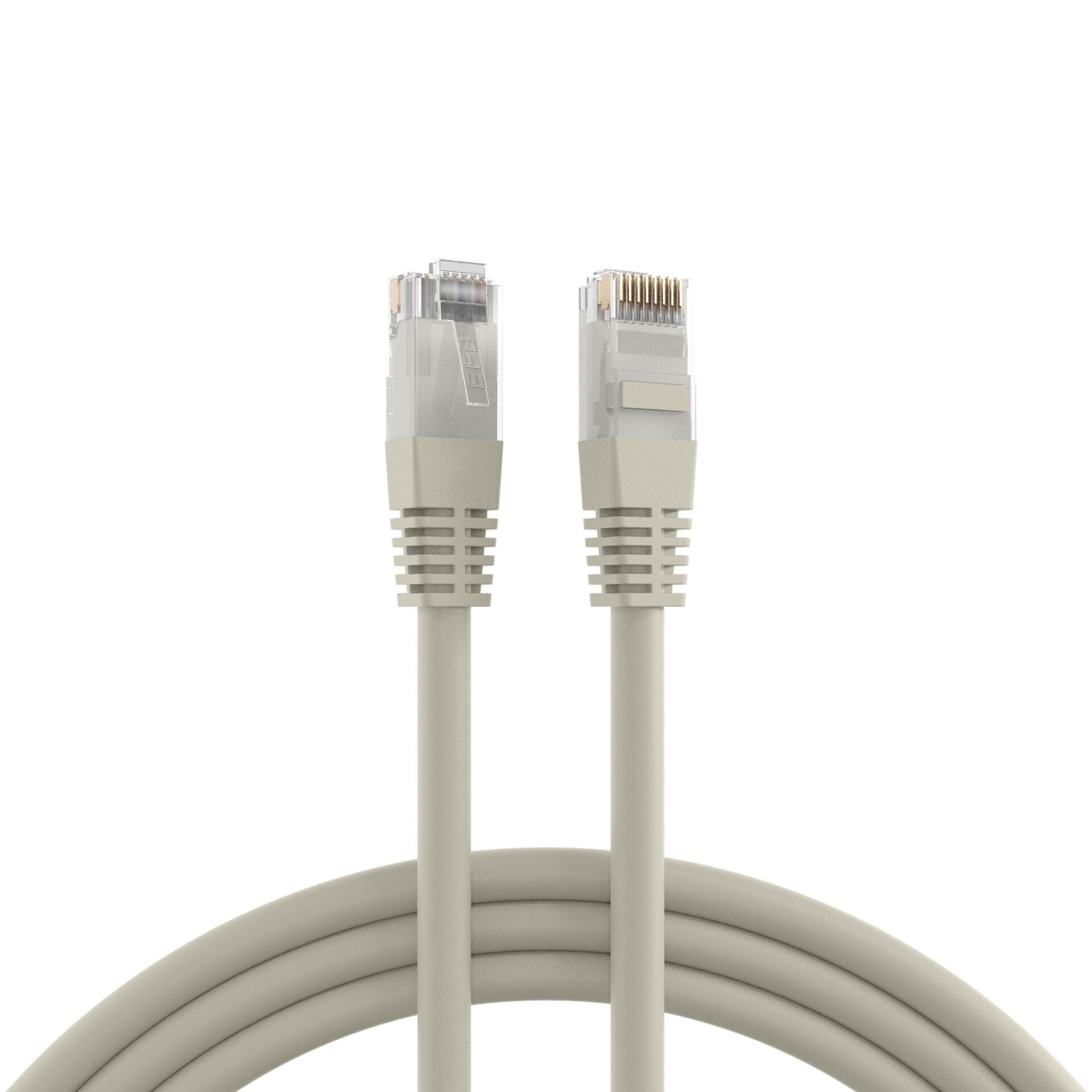 K8100GR.1,5 U/UTP Cat.6 PVC CCA patchkabel 1,5 m grå