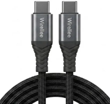 Fast charging cable USB-C to USB-C 100W 20V/5A 480Mbps USB 2.0 1m