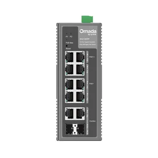 Switch IES210GPP Easy managed industrial 10-Port Gigabit 6-Port PoE+ 2-Port PoE++