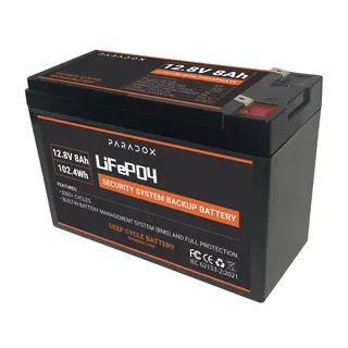 Paradox battery LiFePO4 12.8V 8Ah