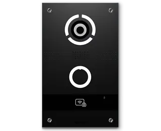 AV-08FBL Intercom Entry Panel with Face Recognition, Black, BAS-IP
