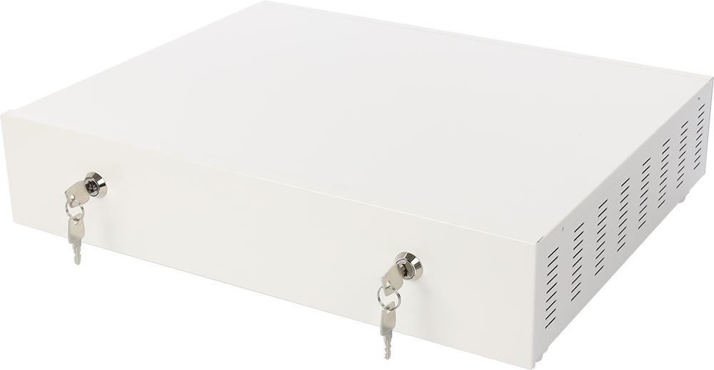 Equipment cabinet AWO483 horizontal white
