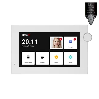 AZ-07LF Intercom Indoor Monitor, White, Android, BAS-IP