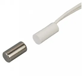 Sentek BR-1014WH Flush-Mount Magnetic Contact for Wooden Doors, White