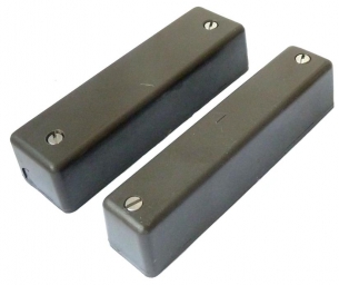 Sentek BSE-301BR surface-mounted magnetic contact for metal door, brown