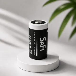 SAFI lithium battery 3.0V (2/3A size, CR 123A)