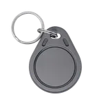 125 kHz RFID-sleutelhanger (EM-Marine) met ring, grijs (1/2)
