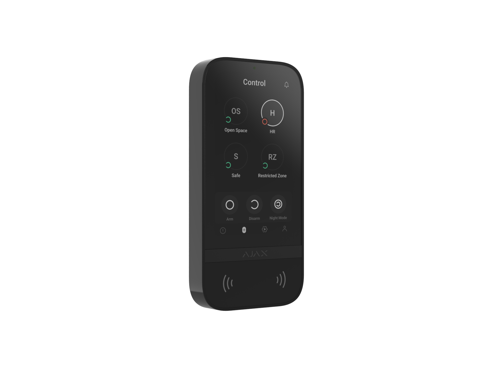 Ajax Keypad Touchscreen keypad, black