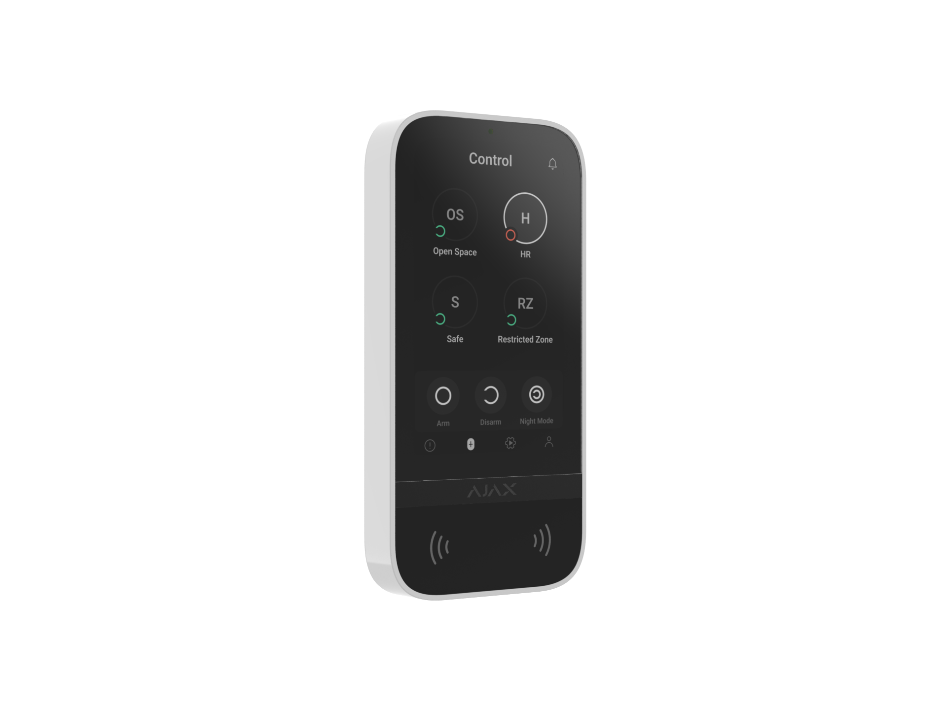 Ajax Keypad Touchscreen keypad, white