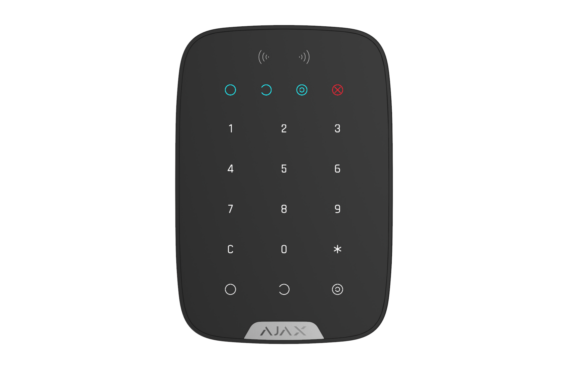 Ajax Keypad Plus keypad, black