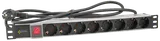 RALZ/F power distribution module, 8 socket (type F / Schuko) 230V, Pulsar (1/2)