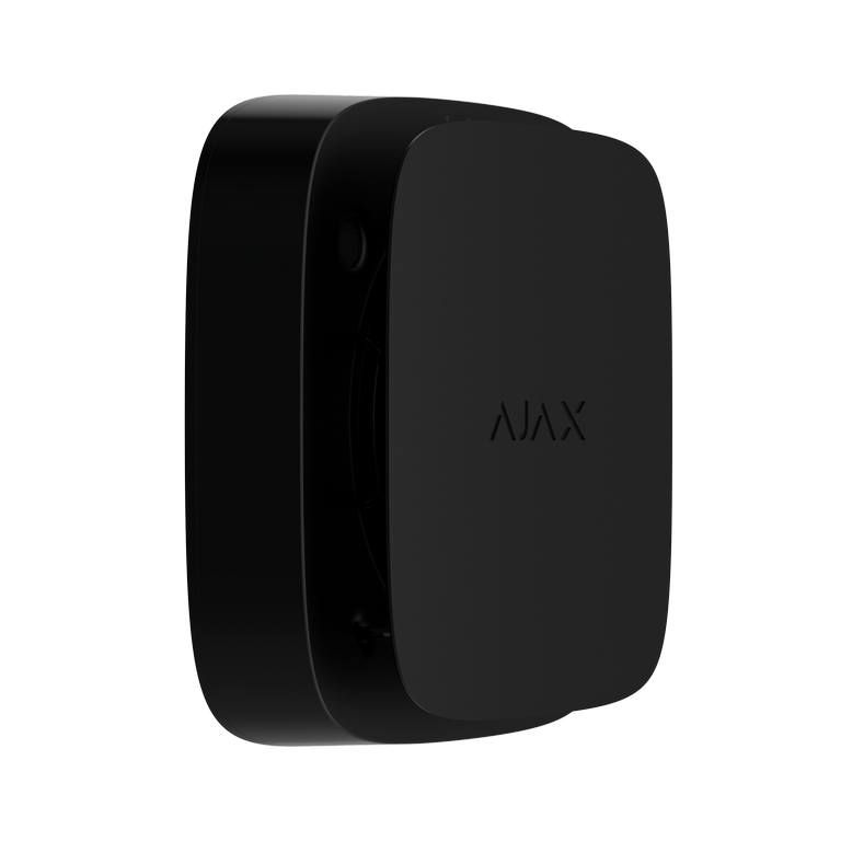 Ajax EN54 FireProtect (Heat/Sounder) temperature sensor with siren, black