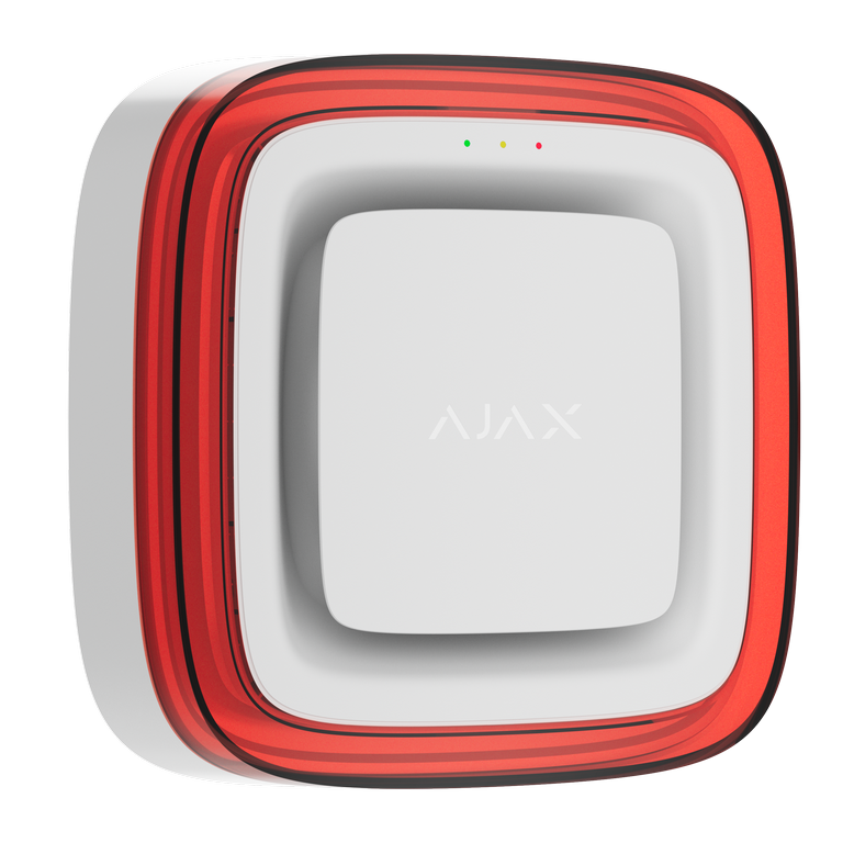 Ajax EN54 FireProtect (Sounder/VAD) wireless siren with flasher, white