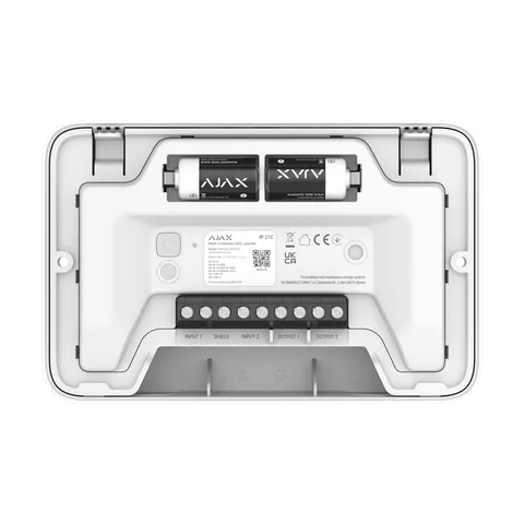 Ajax EN54 I/O Module (2X2) Jeweller wireless aadressitav input- and output module, white